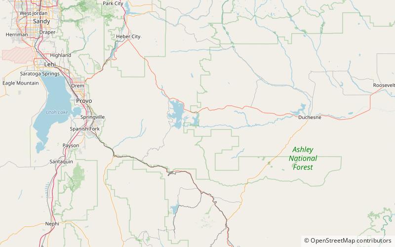 Strawberry Reservoir location map