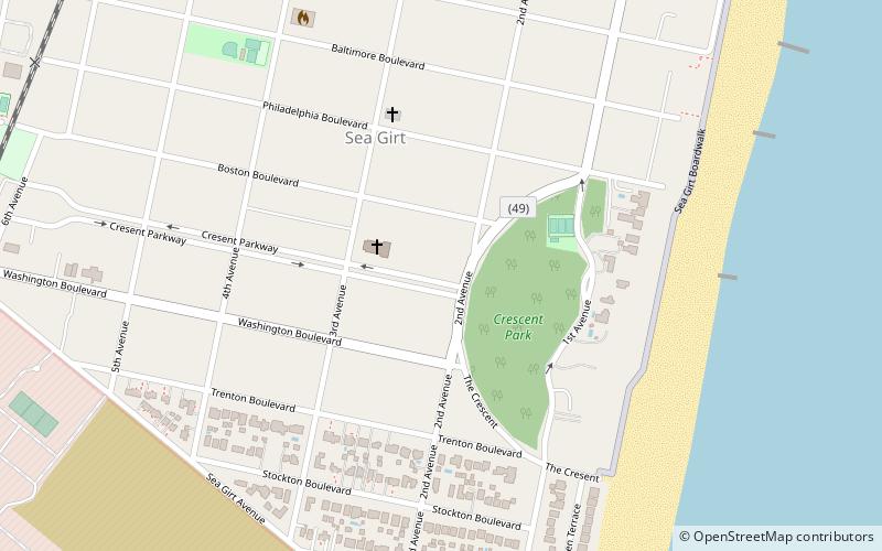 Phare de Sea Girt location map