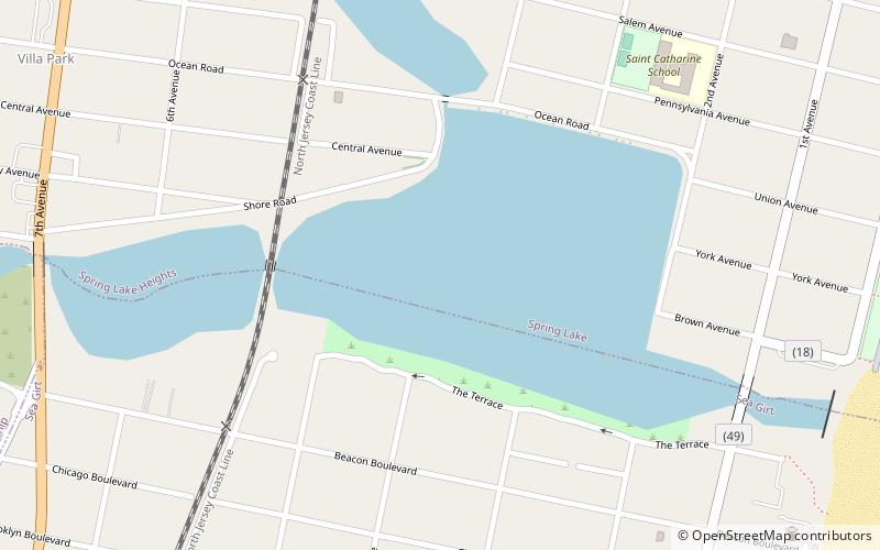 Wreck Pond location map