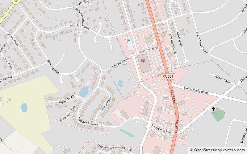 Woodridge Swim Club location map