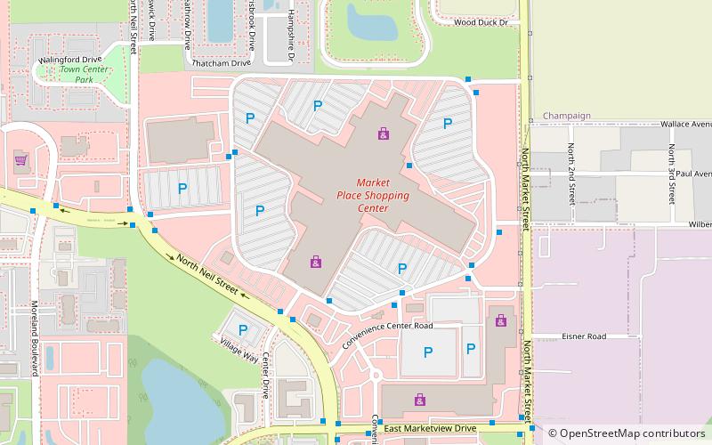 Market Place Shopping Center location map