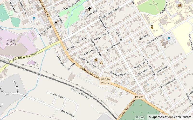 Elizabethtown Borough - Borough Office location map