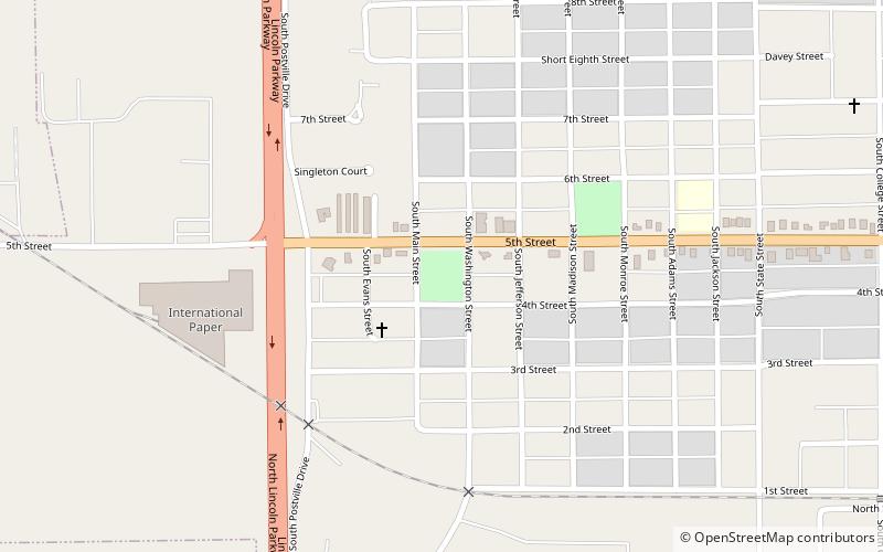 Postville Courthouse State Historic Site location map