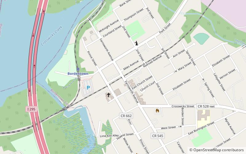 farnsworth avenue bridge bordentown location map