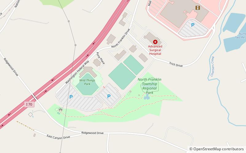 Ross Memorial Park and Alexandre Stadium location map
