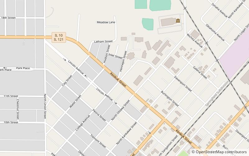 Lincoln Community Theatre location map