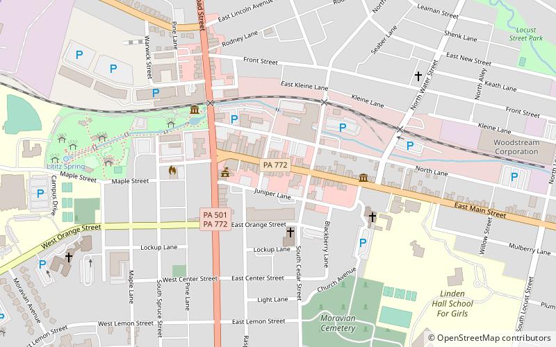 William Werner House location map