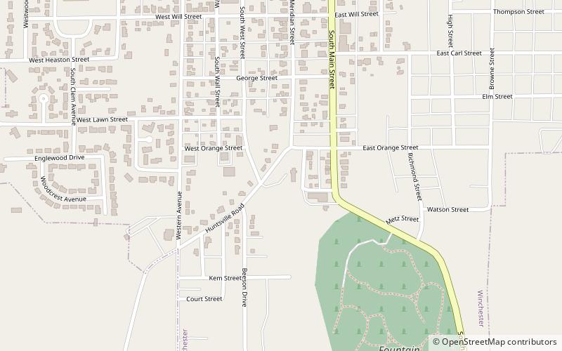 Gen. Asahel Stone Mansion location map