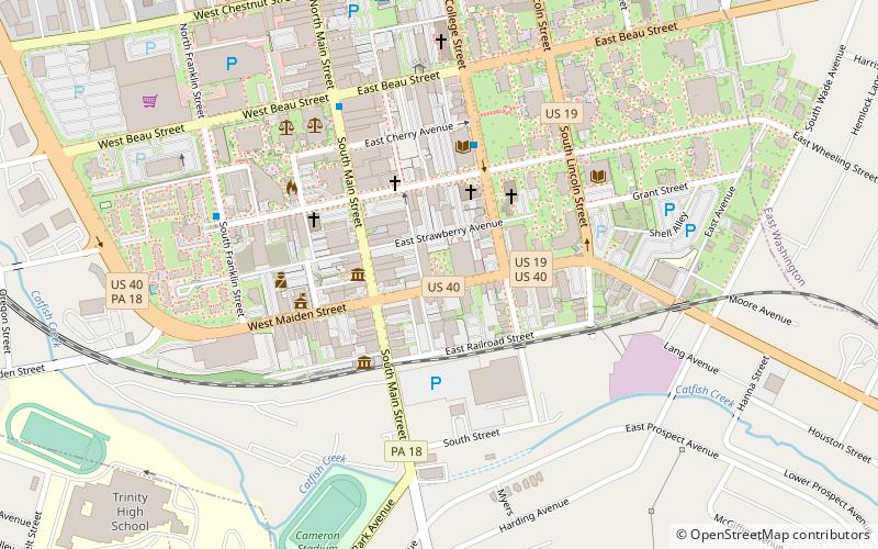 F. Julius LeMoyne House location map