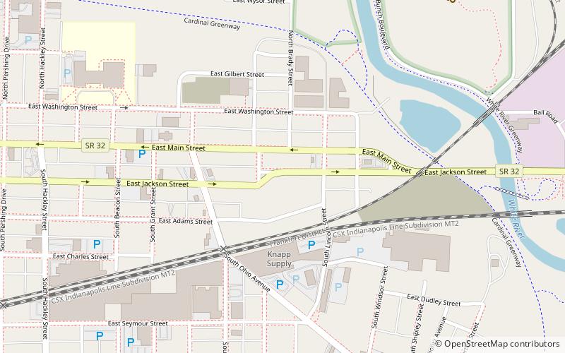 Kirby Historic District location map