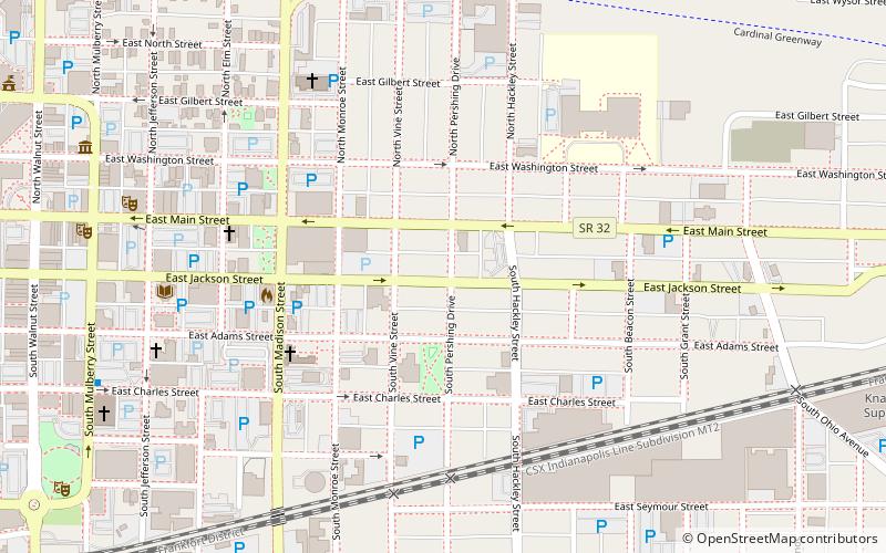 Emily Kimbrough Historic District location map