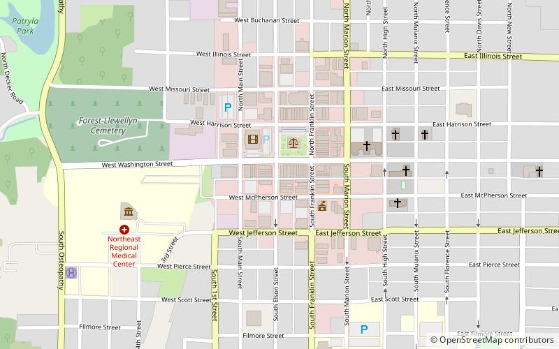 Journal Printing Company Building location map