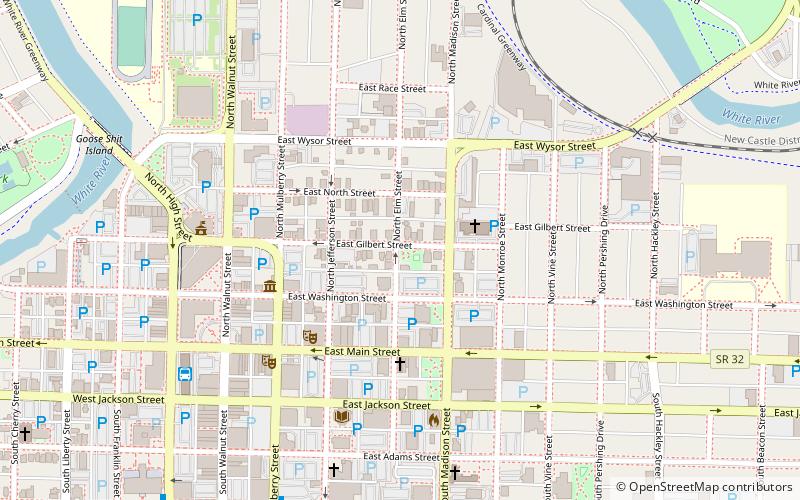 Goldsmith C. Gilbert Historic District location map