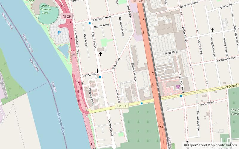 South Trenton location map