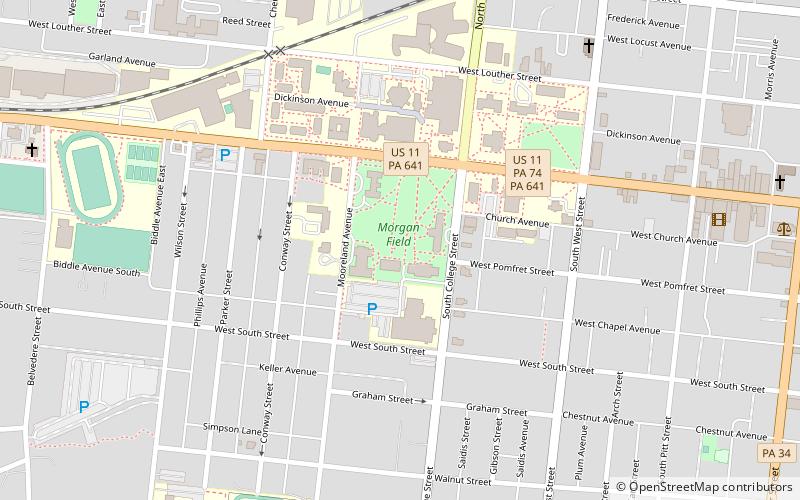 Dickinson School of Law location map