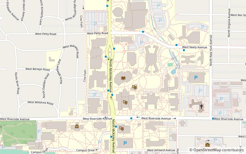 Bracken Library location map