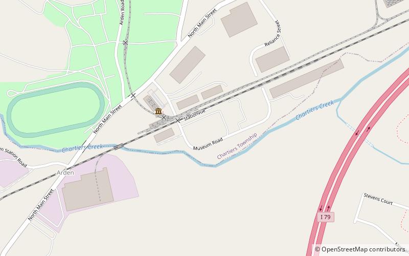 Pennsylvania Trolley Museum location map