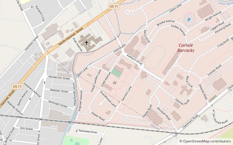 École industrielle indienne de Carlisle location map