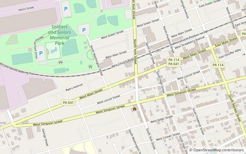 Adam Orris House location map