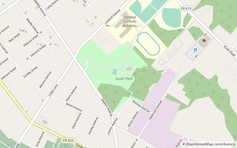 Kuser Farm Park location map