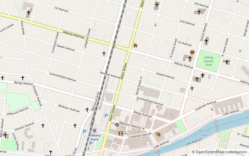 The Saint location map
