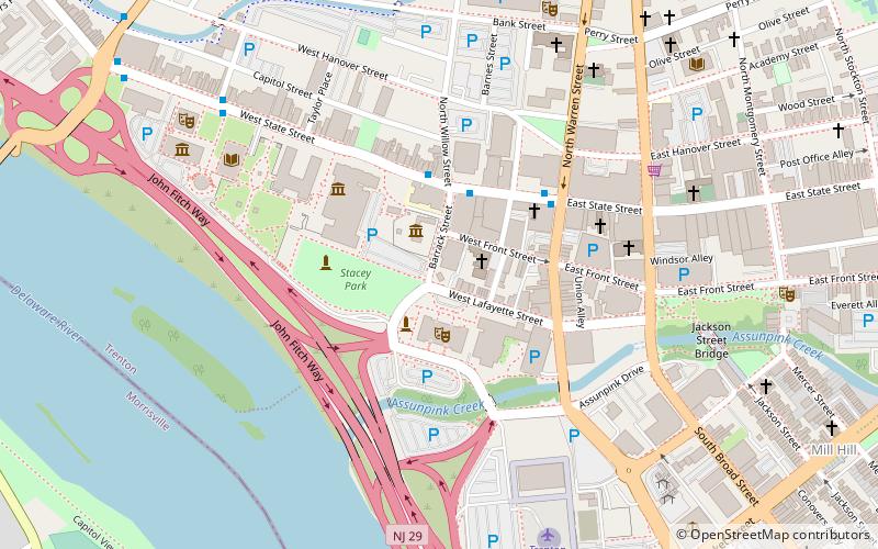 Old Masonic Temple location map