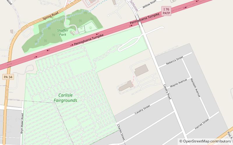 Carlisle Armory location map