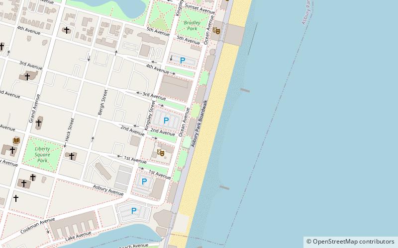 asbury park boardwalk location map