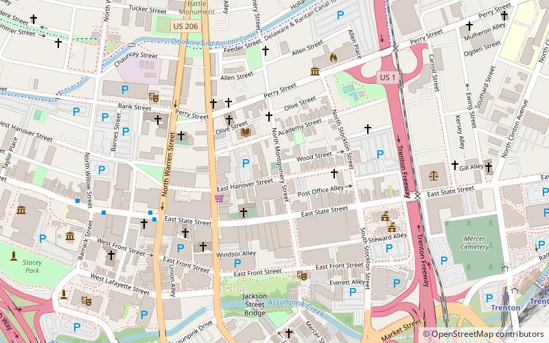 Trenton Friends Meeting House location map