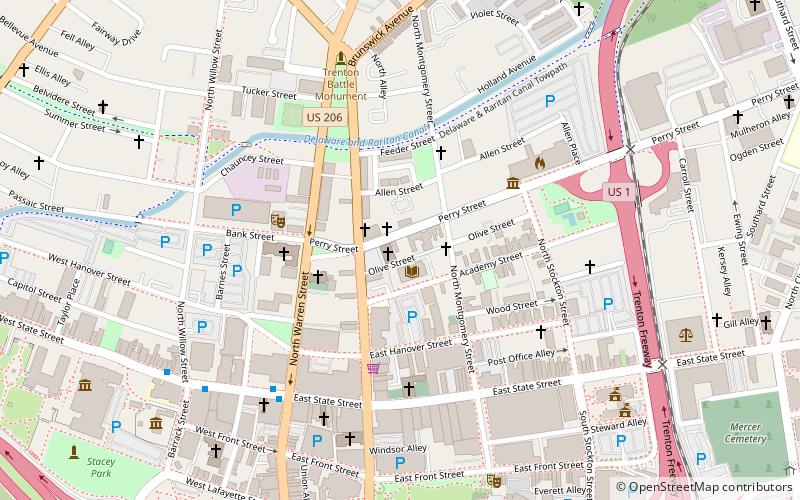 Friends Burying Ground location map