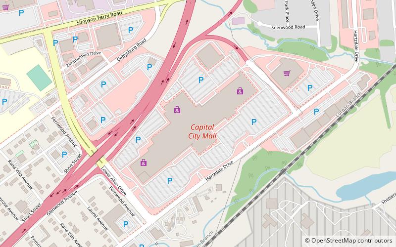 Capital City Mall location map