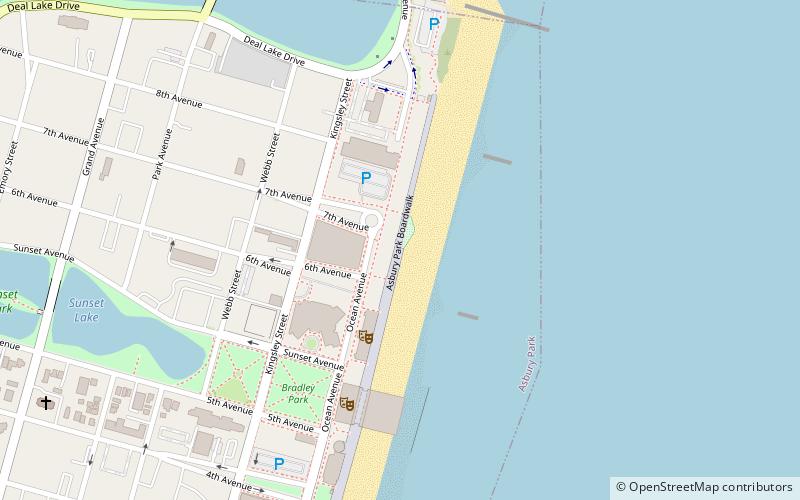 boardwalk asbury park location map
