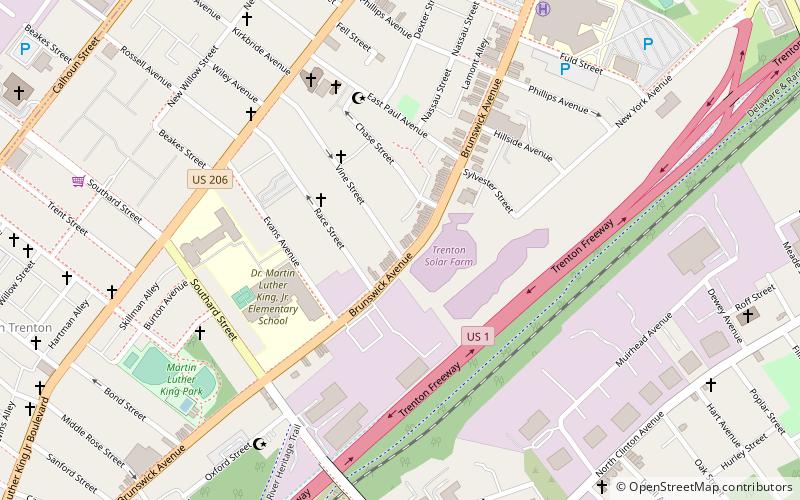 North Trenton location map