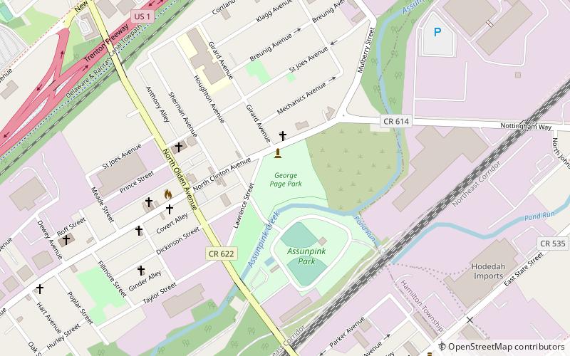 george page park trenton location map