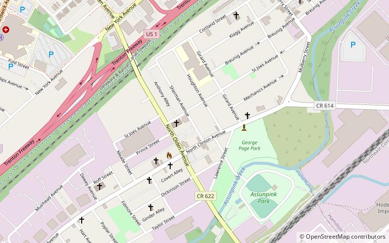 East Trenton location map