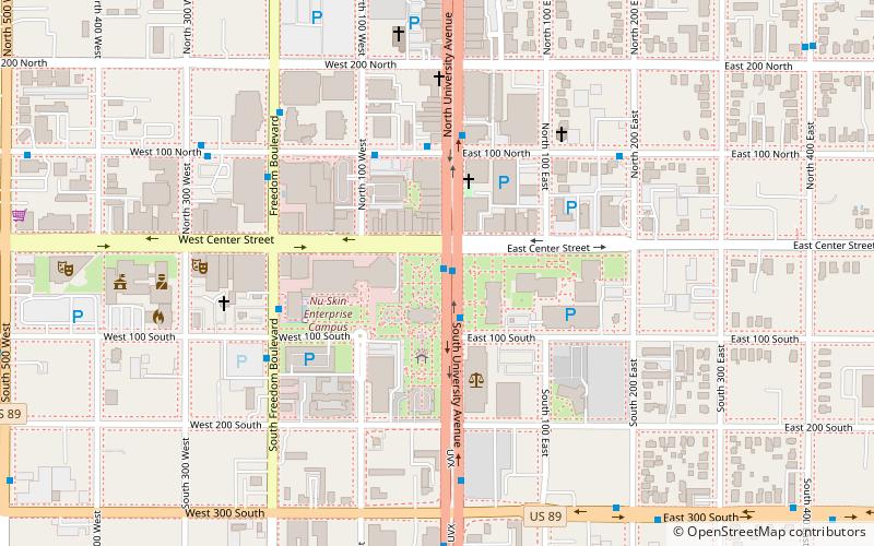 Downtown location map