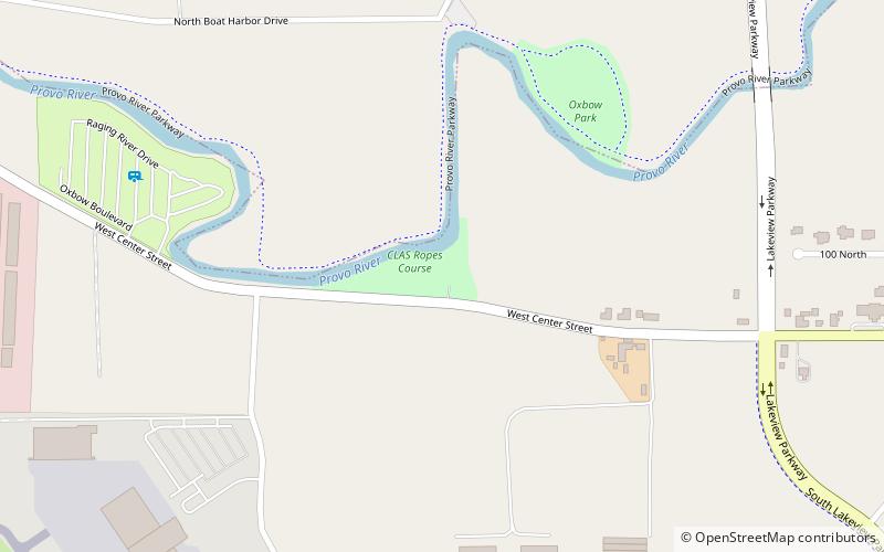 CLAS Ropes Course location map