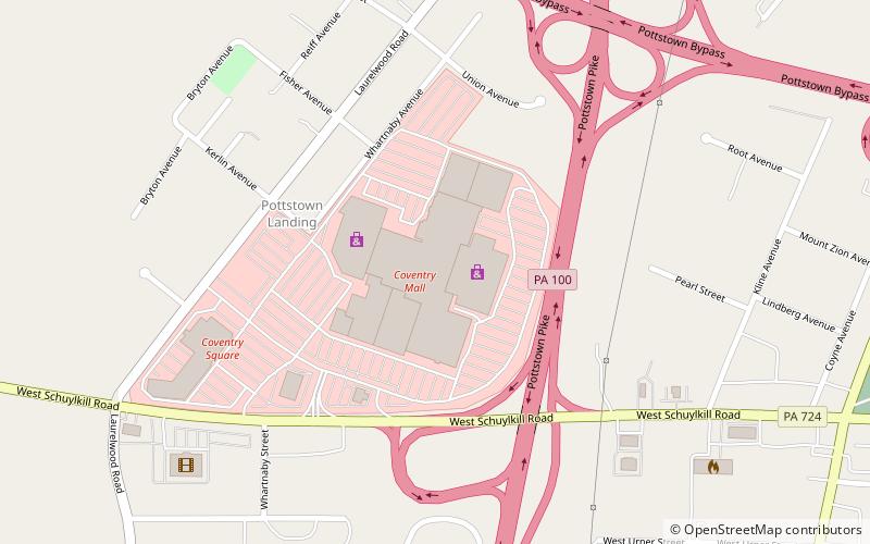 Coventry Mall location map