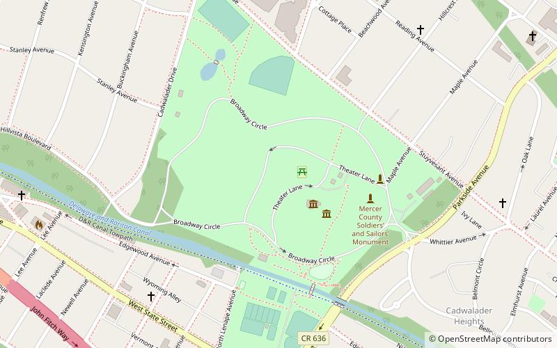 Cadwalader Park location map