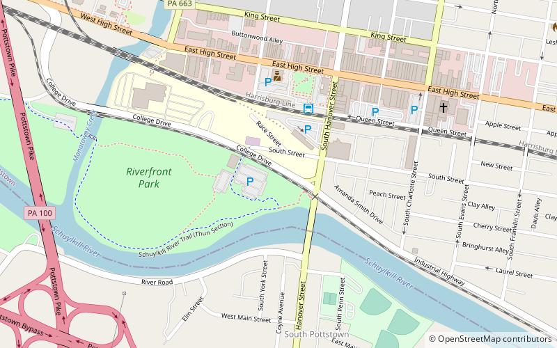 Pottstown Roller Mill location map