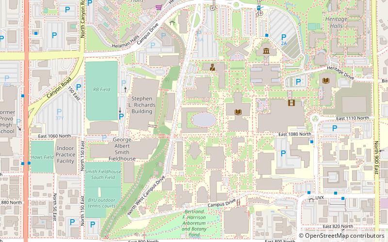 BYU College of Humanities location map