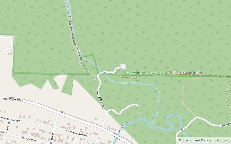 North Inlet Trail location map