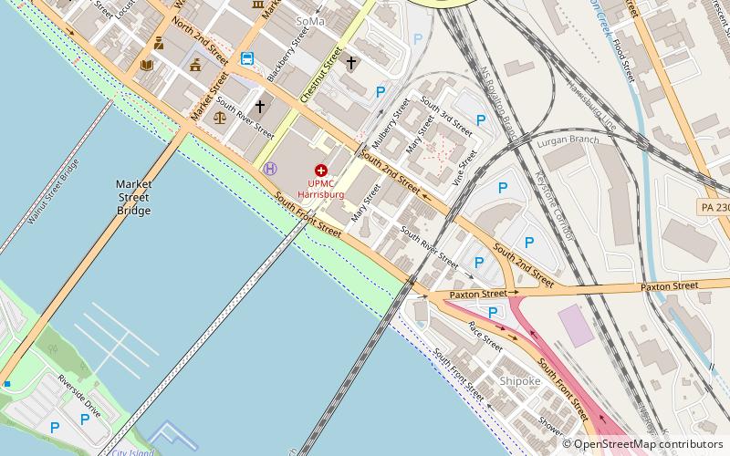 Simon Cameron House location map