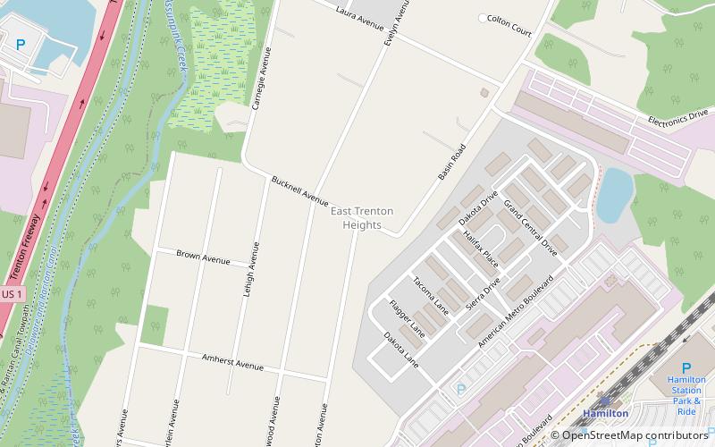 East Trenton Heights location map