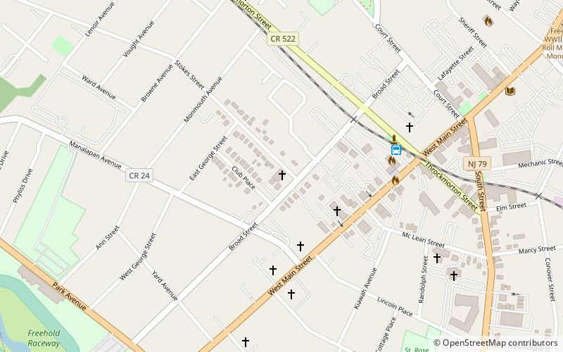 Freehold Jewish Center location map