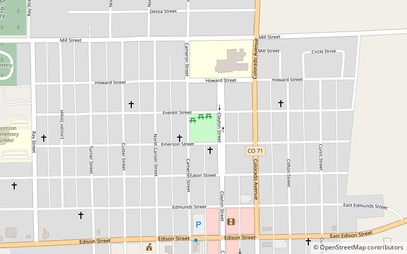 East Morgan County Library location map