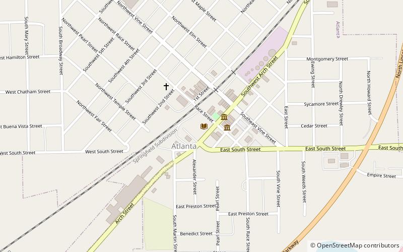 Atlanta Public Library location map