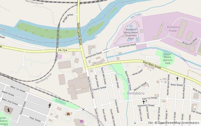 Birdsboro Community Memorial Center location map