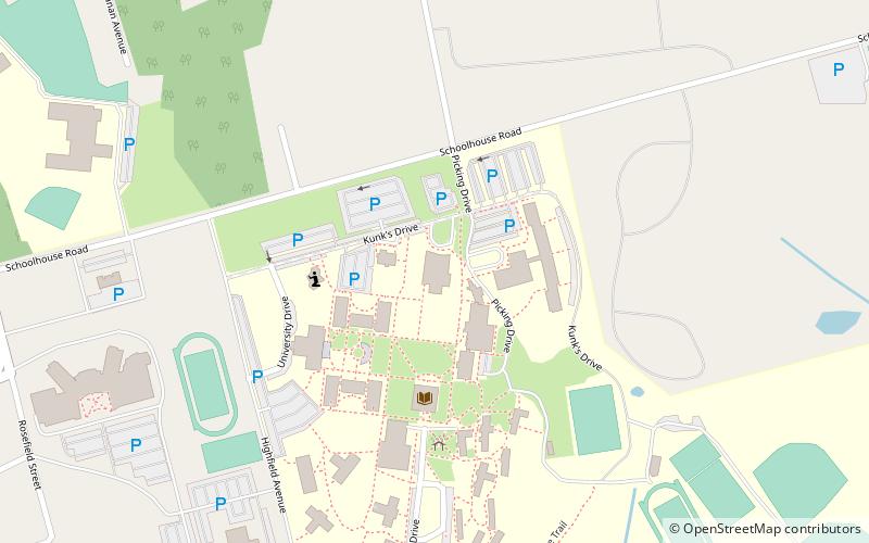 Pasquerilla Performing Arts Center location map