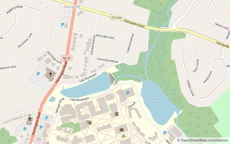 ewing location map